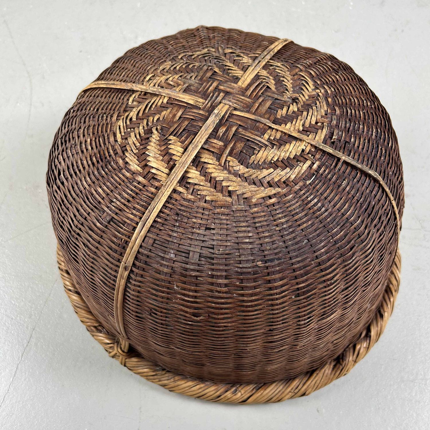 Traditionele Japanse Bamboe Oogstmand, jaren '30.