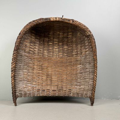 Japanese Furuimi, Woven Harvest Basket, Taishō Period.