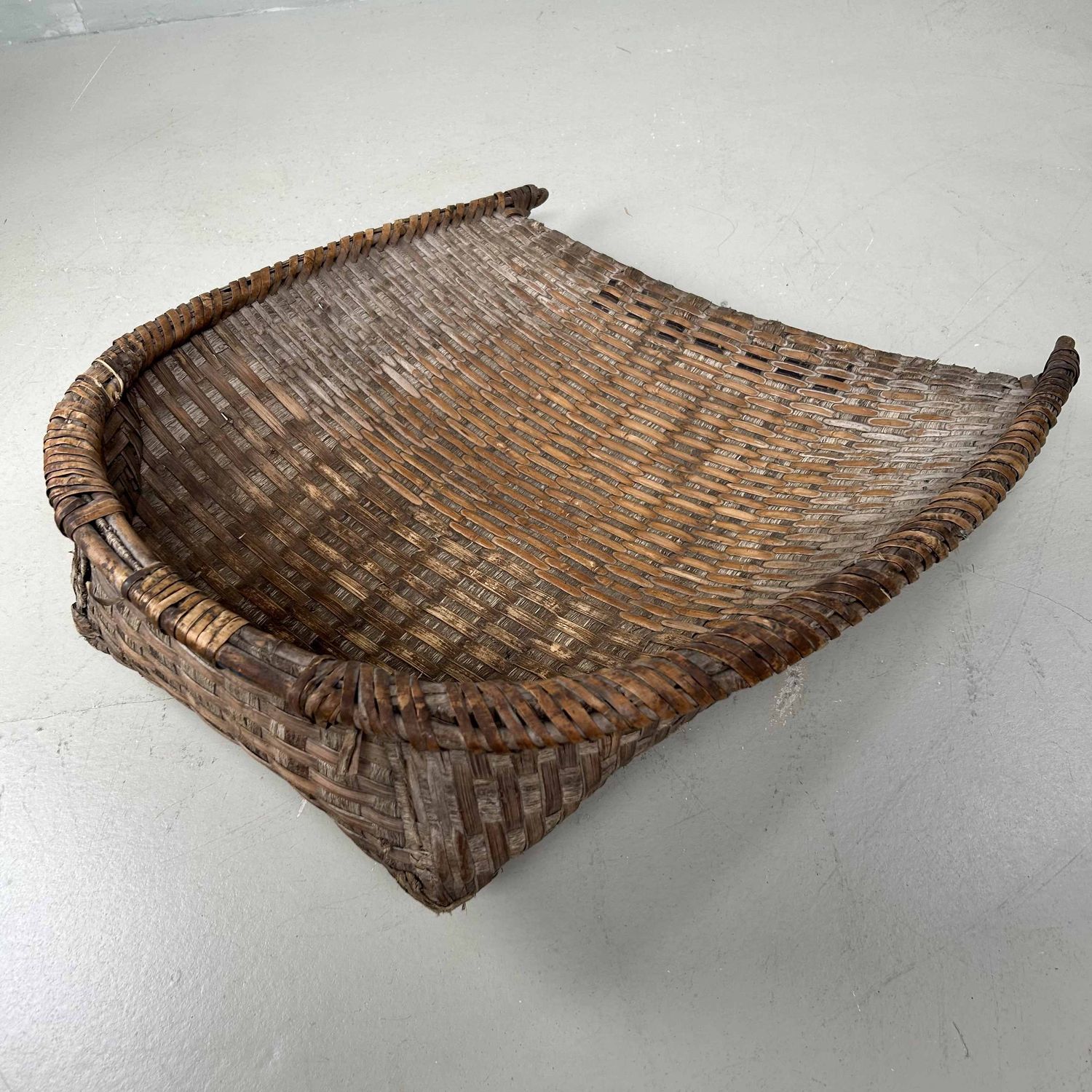 Japanese Furuimi, Woven Harvest Basket, Taishō Period.