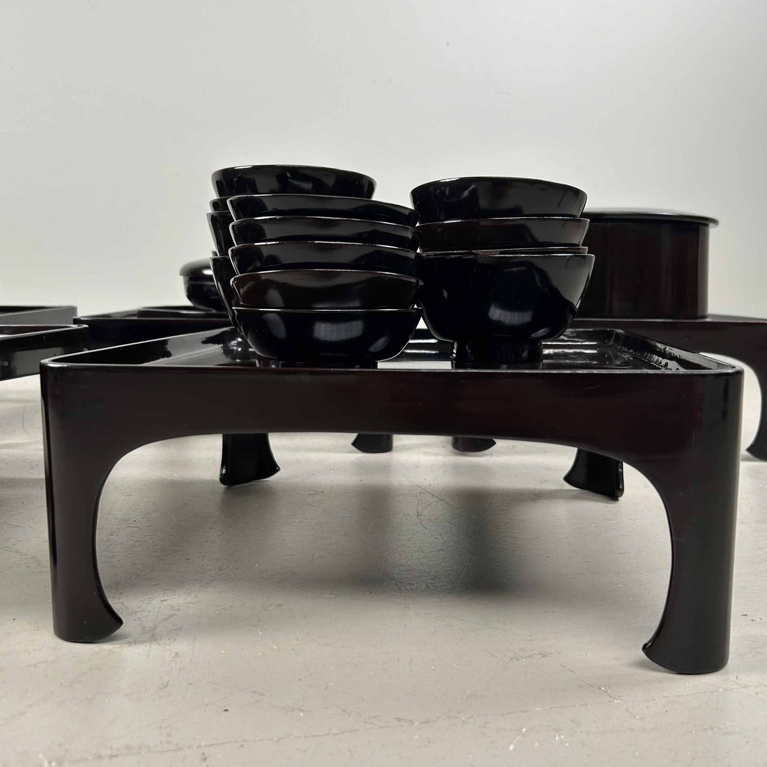 Antieke Ceremoniële Set Traditioneel Lakwerk, 1928, Japan.