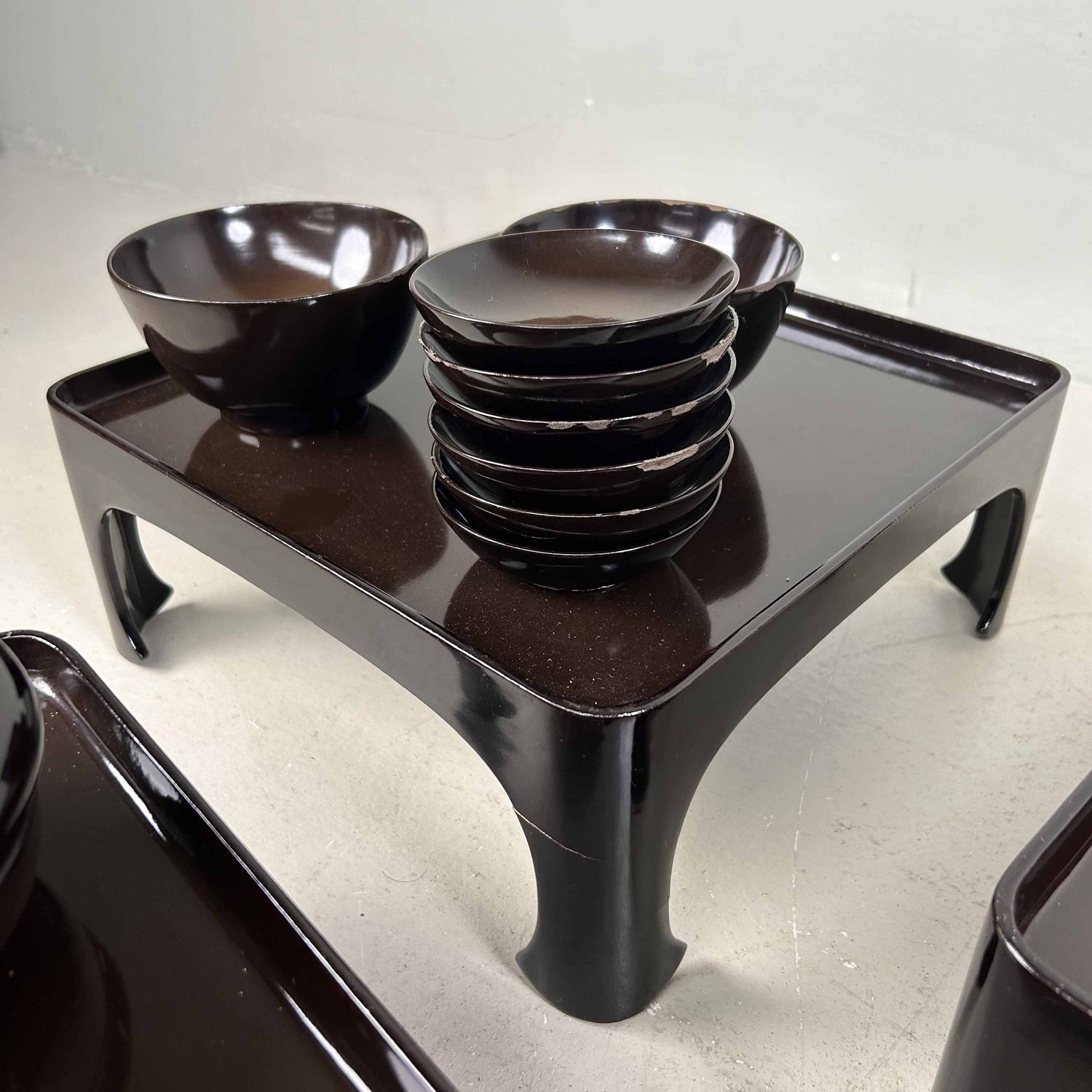 Antieke Ceremoniële Set Traditioneel Lakwerk, 1928, Japan.