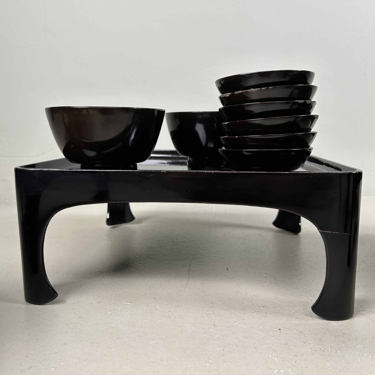 Antieke Ceremoniële Set Traditioneel Lakwerk, 1928, Japan.