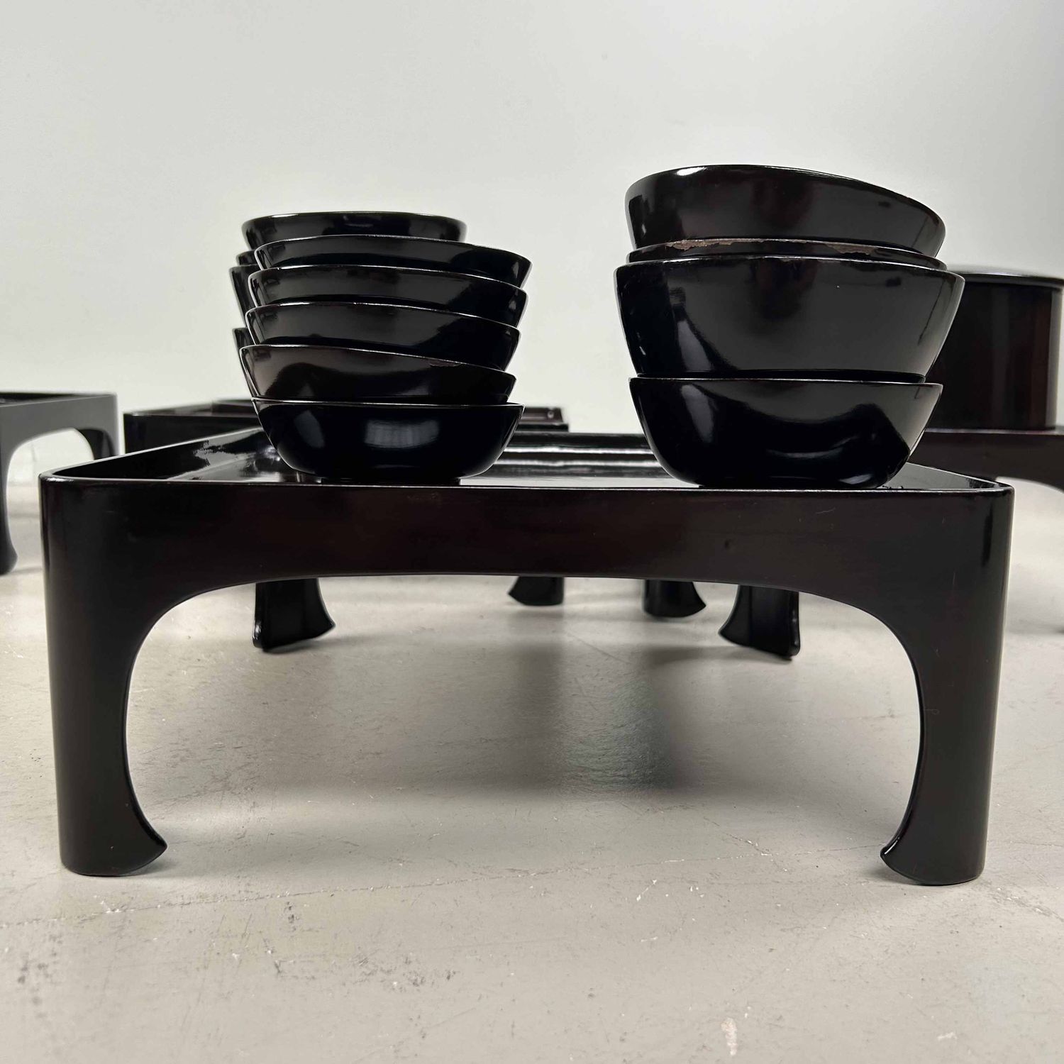 Antieke Ceremoniële Set Traditioneel Lakwerk, 1928, Japan.