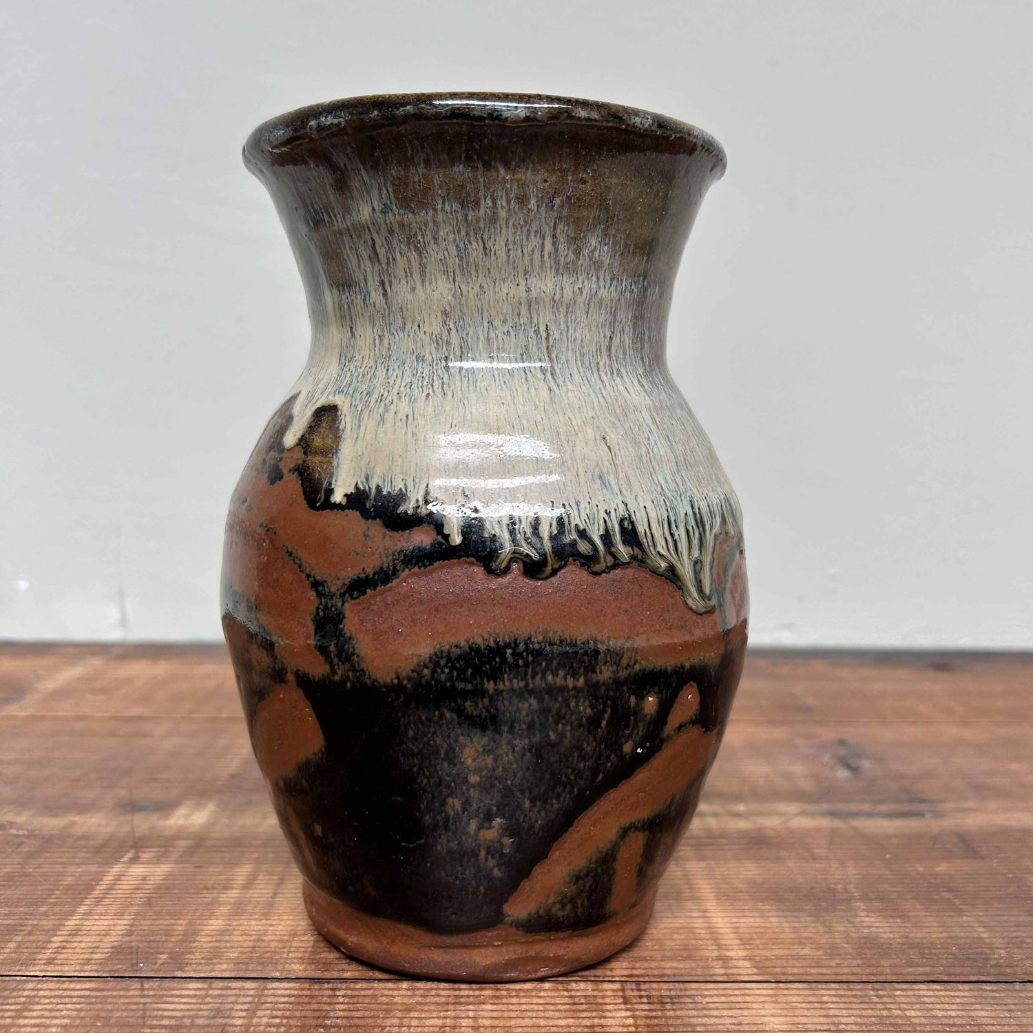 Ikebana Bloemenvaas, Mashiko Yaki, jaren '70, Japan.