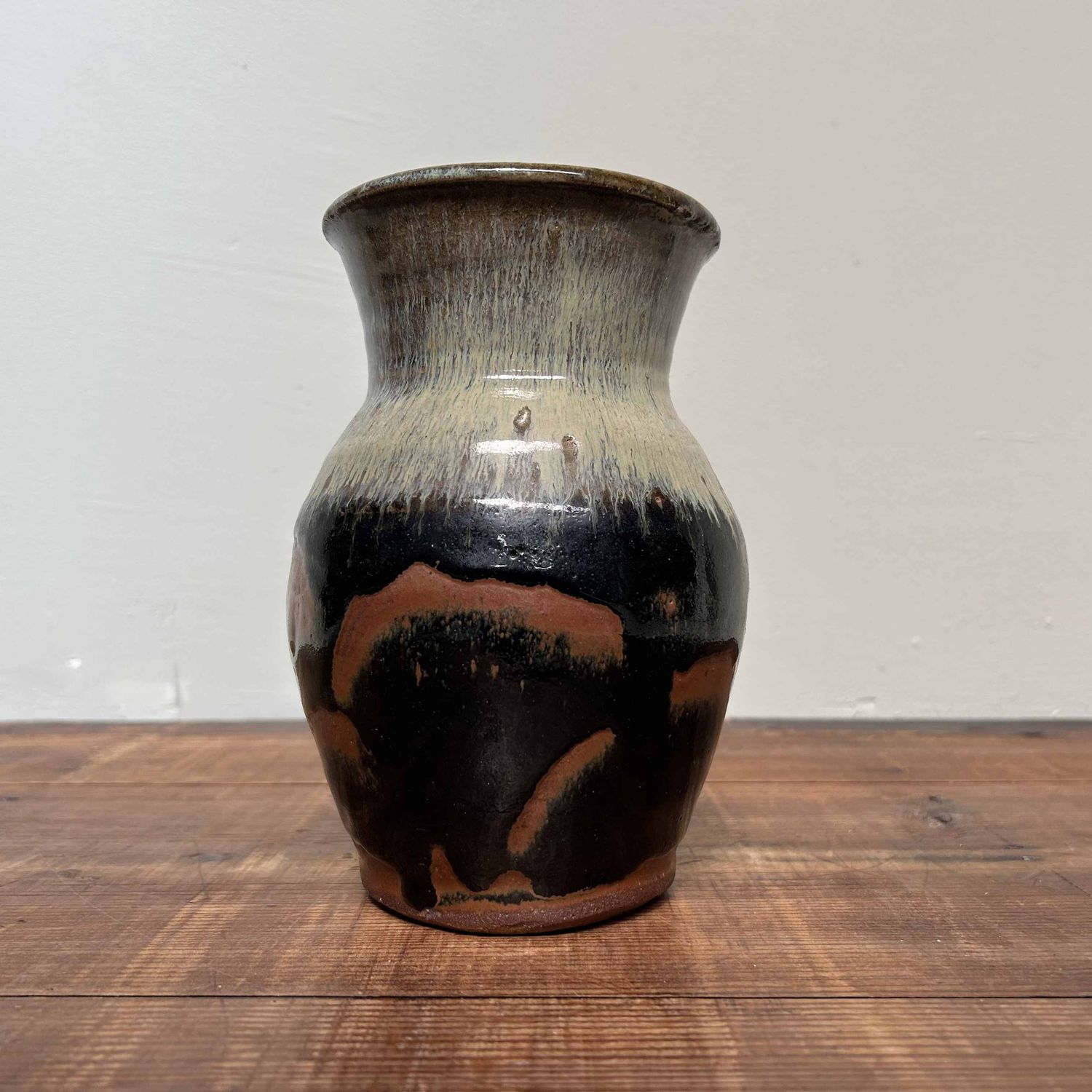 Ikebana Bloemenvaas, Mashiko Yaki, jaren '70, Japan.