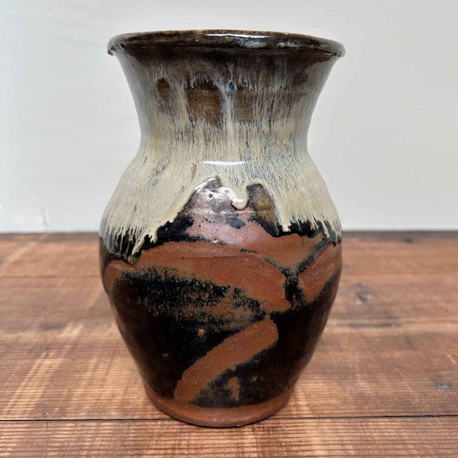 Ikebana Bloemenvaas, Mashiko Yaki, jaren '70, Japan.