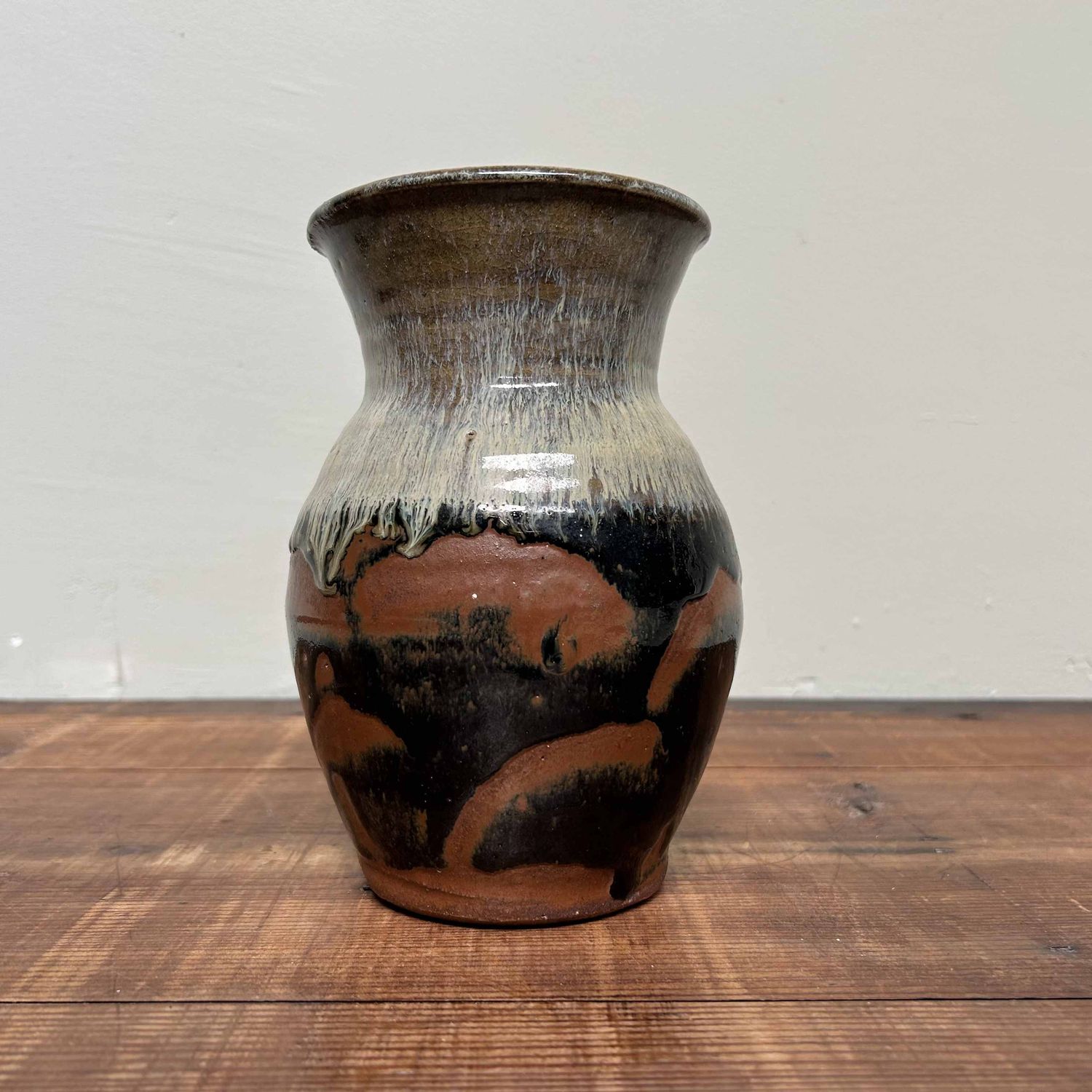 Ikebana Bloemenvaas, Mashiko Yaki, jaren '70, Japan.