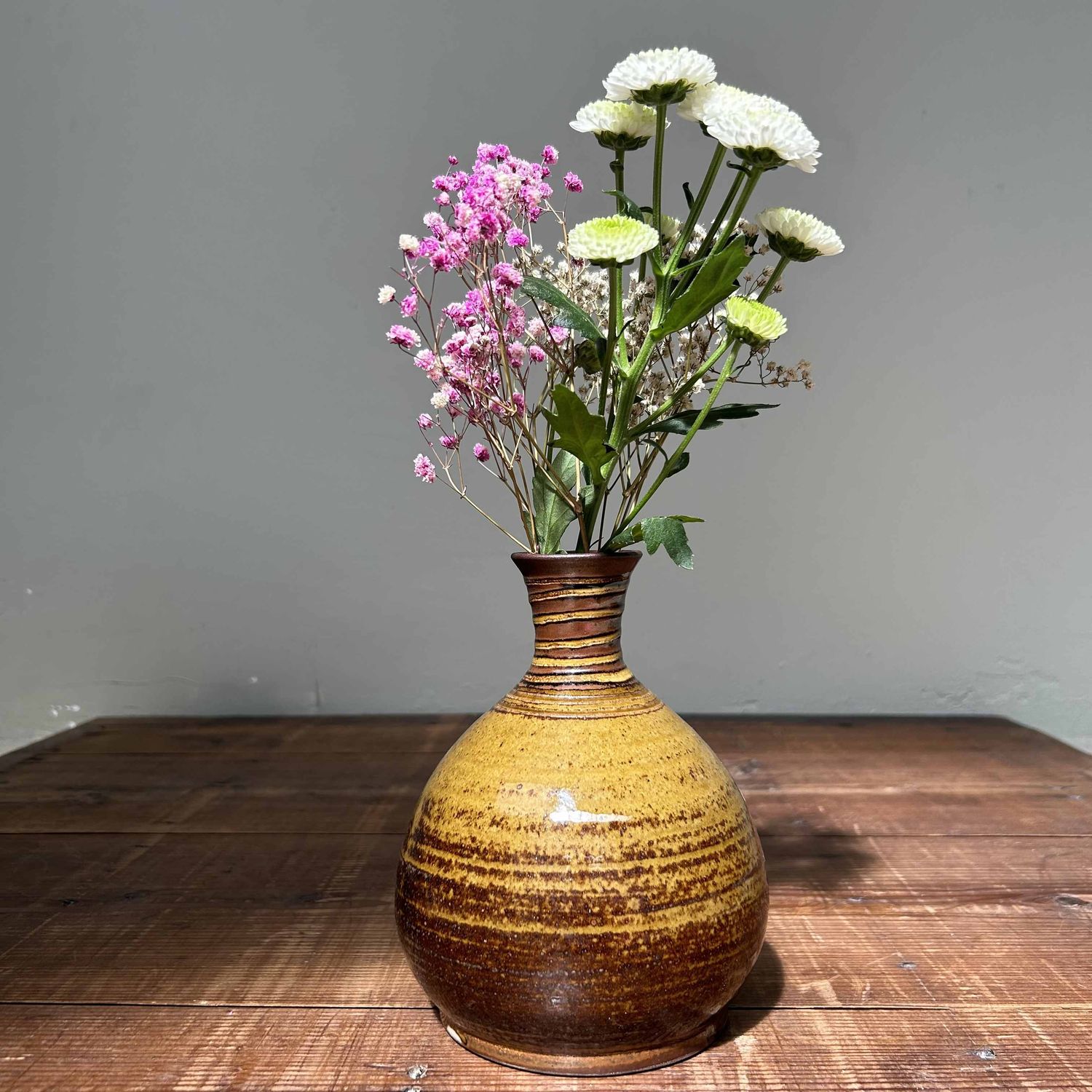 Vintage Ceramic Ikebana Flower Vase, Japan.