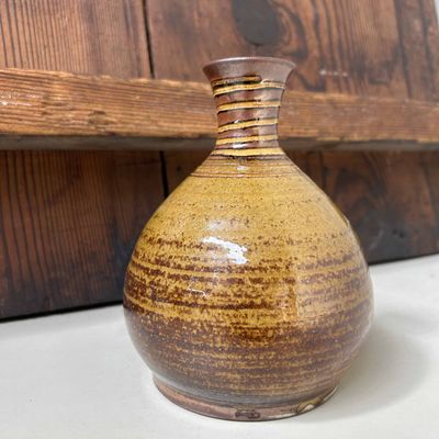 Vintage Ceramic Ikebana Flower Vase, Japan.