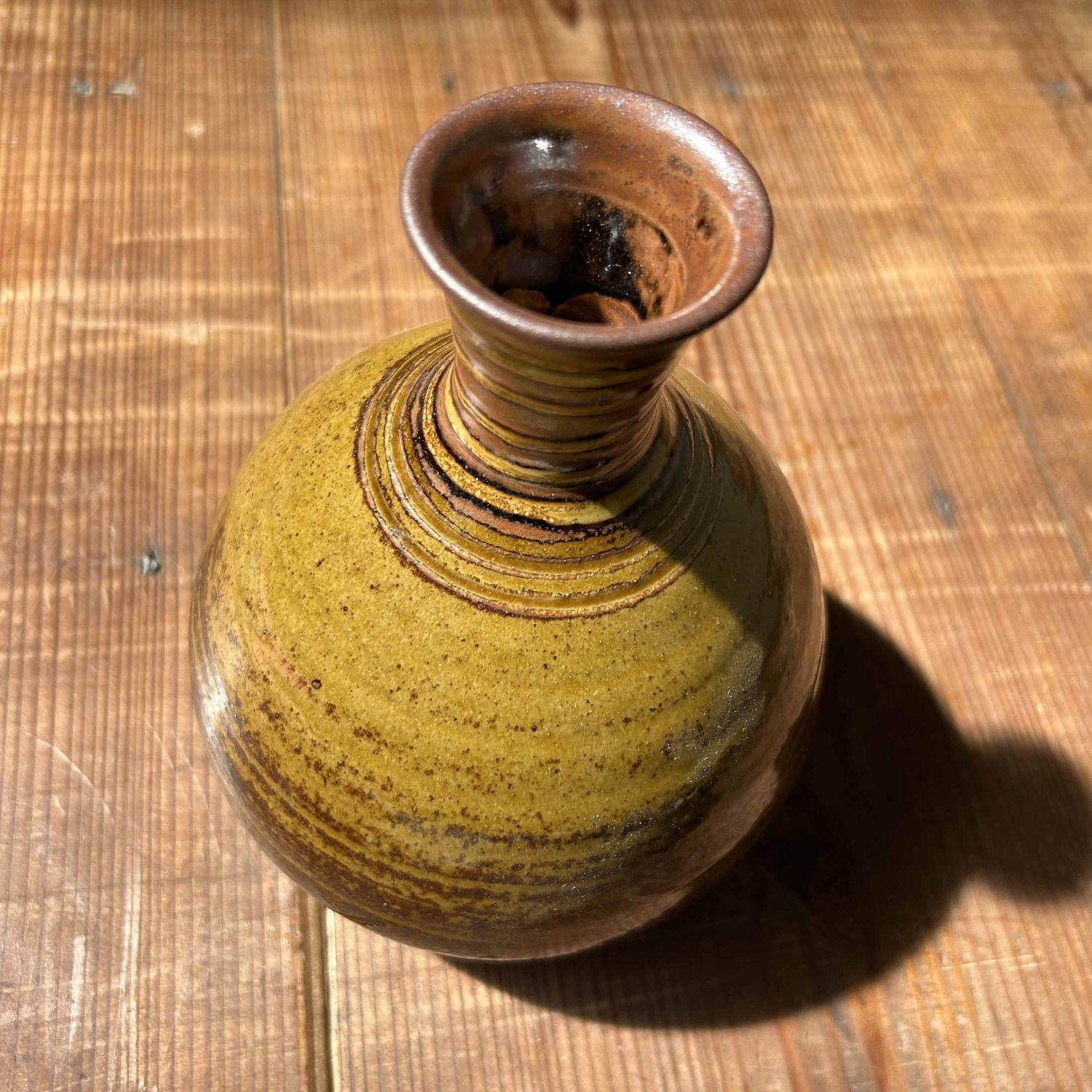 Vintage Ceramic Ikebana Flower Vase, Japan.