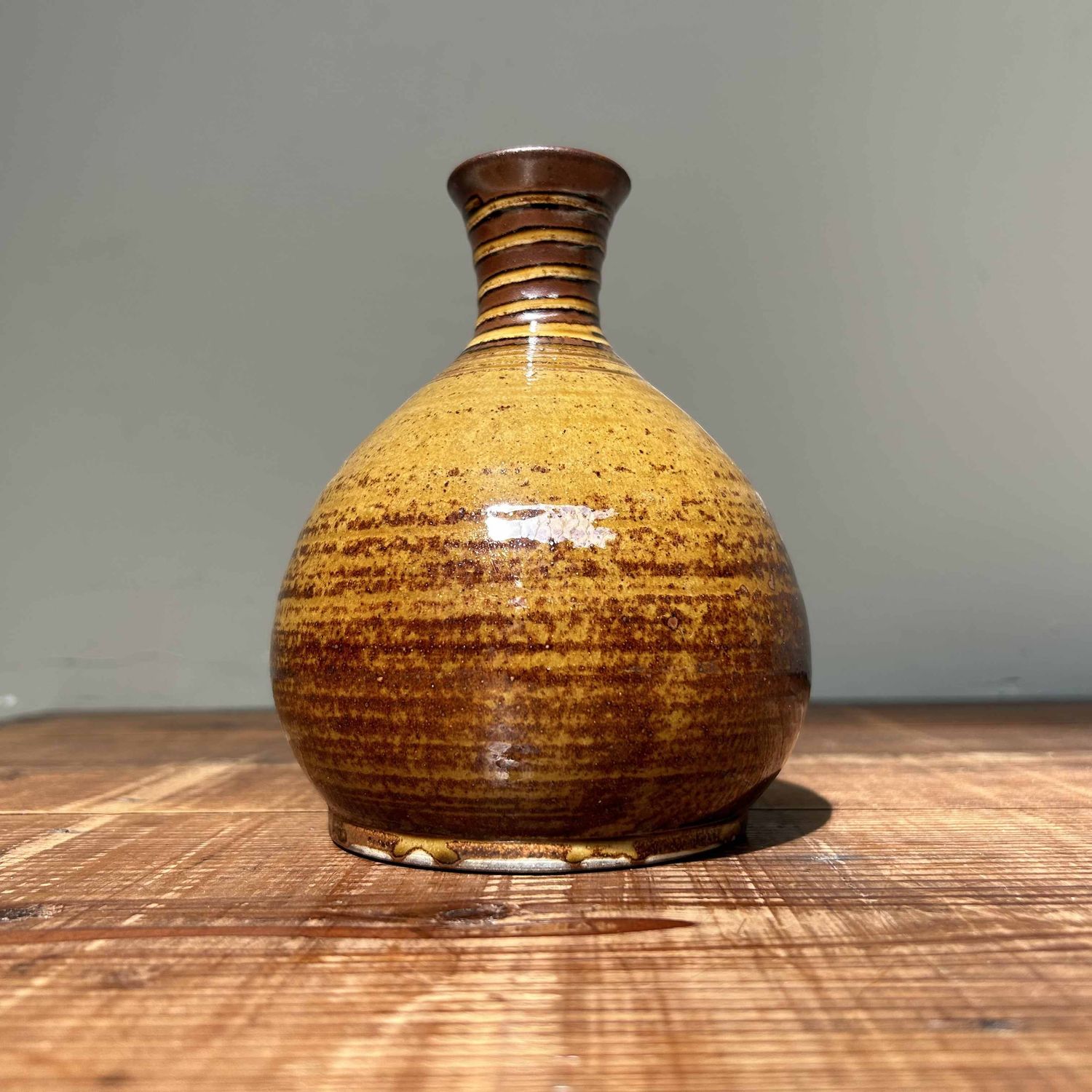 Vintage Ceramic Ikebana Flower Vase, Japan.