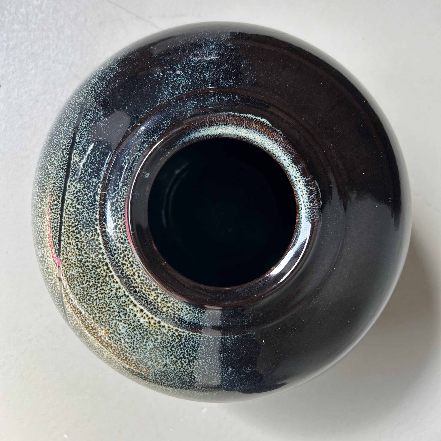 Mid Century Shigaraki Ikebana Bloemenvaas door Kaoru Ohara, Japan.