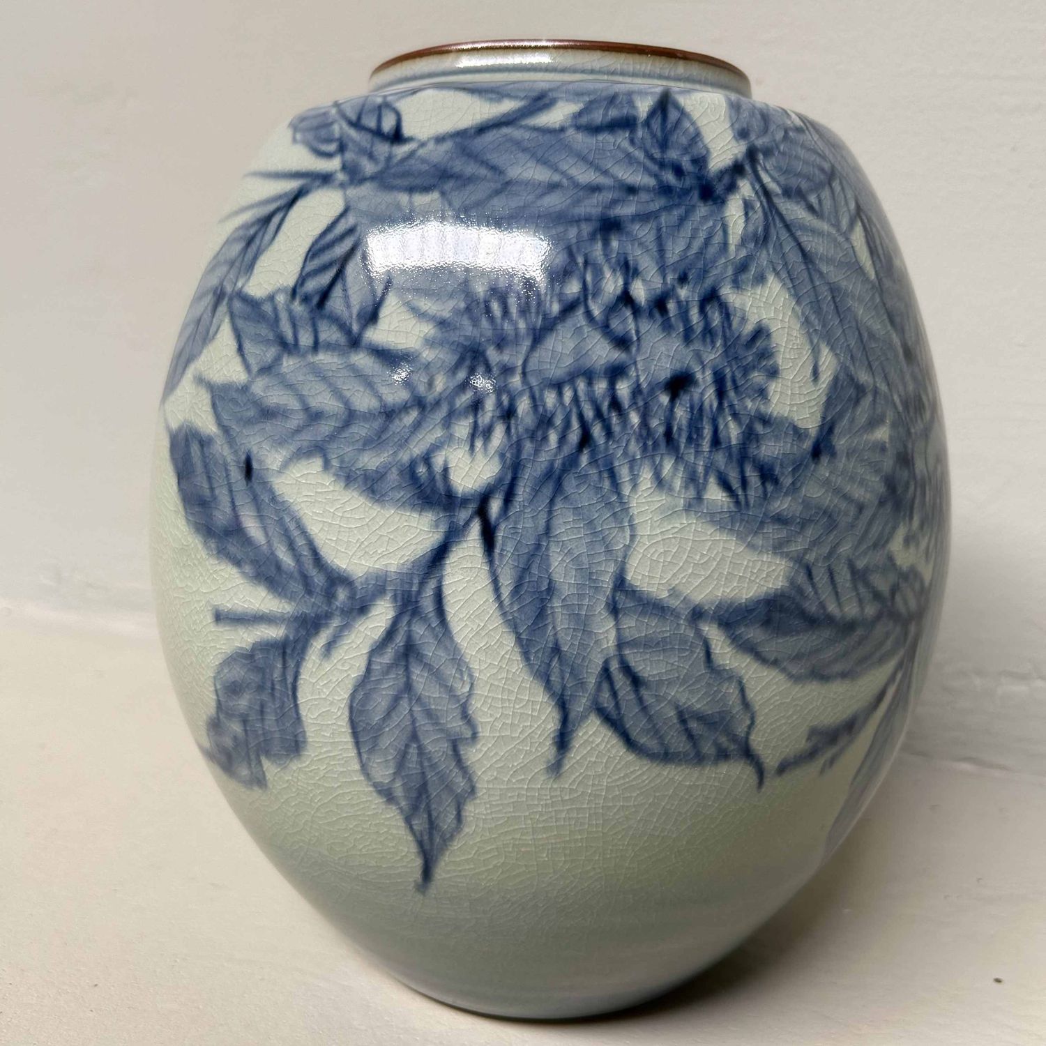 Vintage Ikebana Bloemenvaas, jaren '80, Japan.