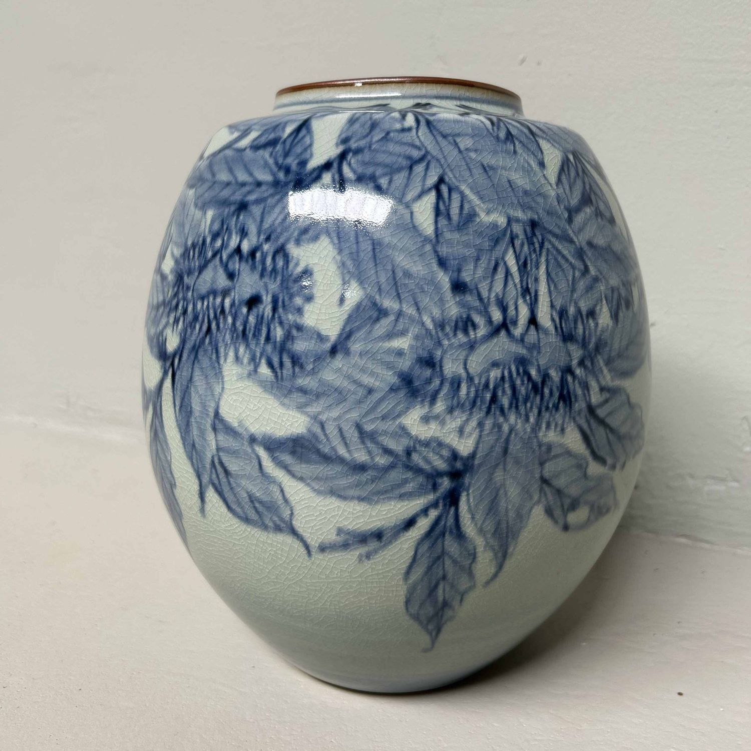 Vintage Ikebana Bloemenvaas, jaren '80, Japan.