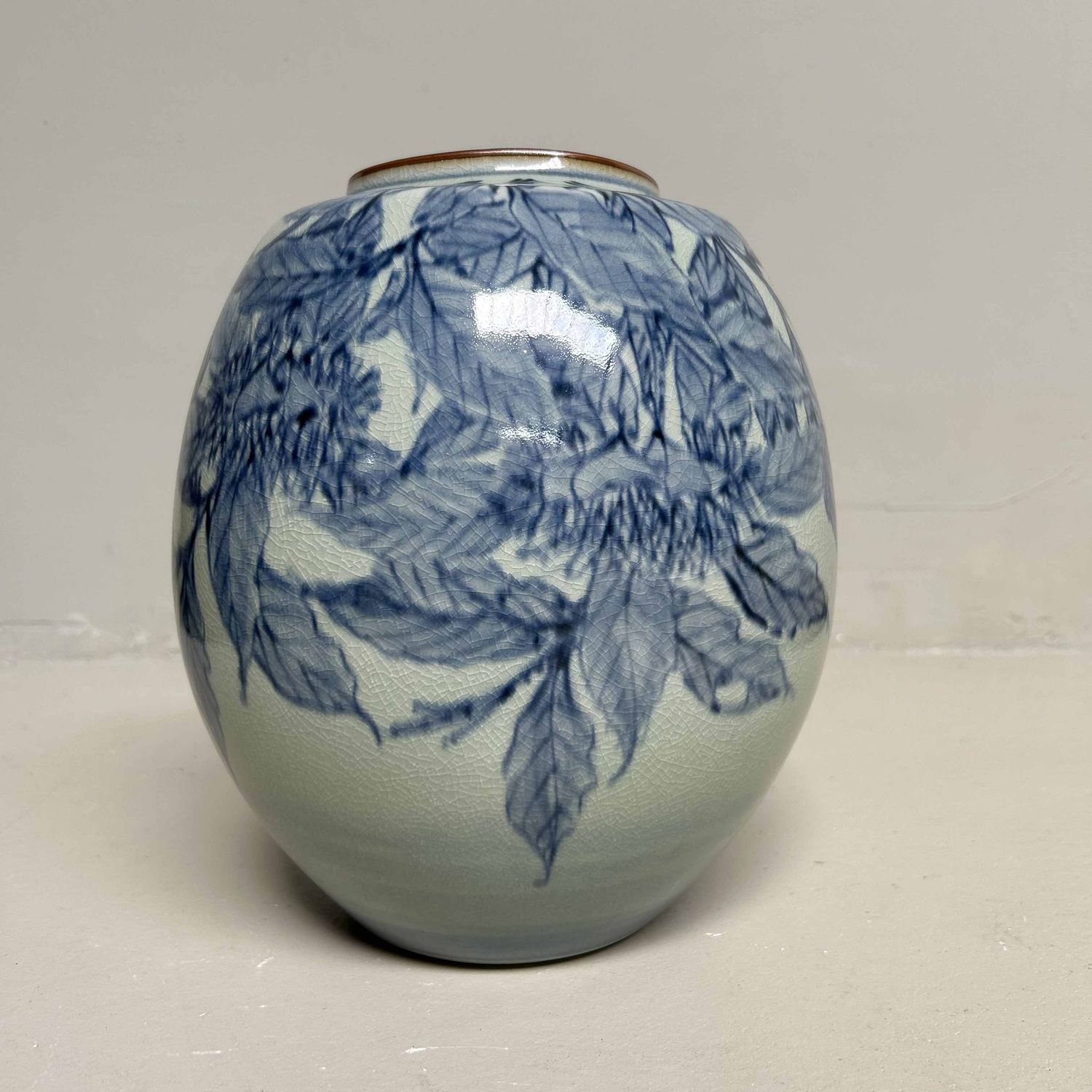 Vintage Ikebana Bloemenvaas, jaren '80, Japan.