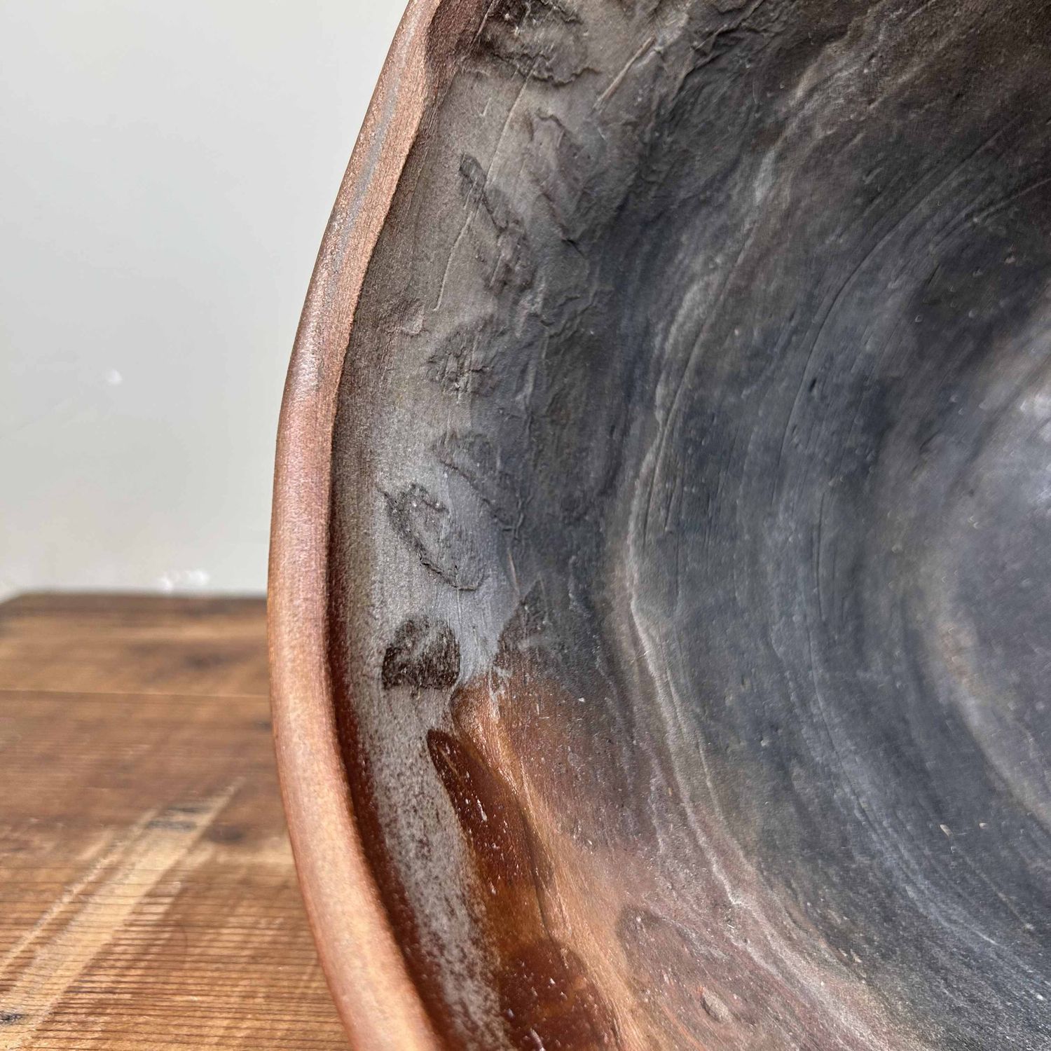 Organic Earthenware Ikebana Plant Stand, Shôwa period.