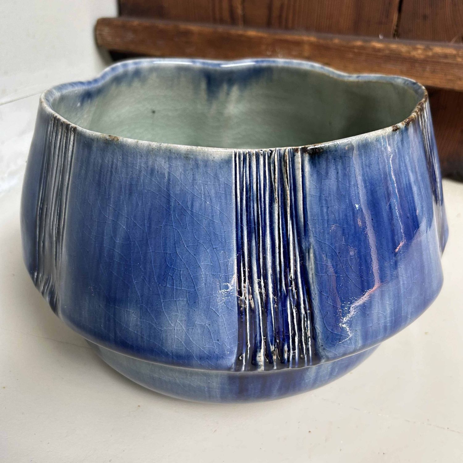 Mid-Century Japanese Studio Ceramics Ikebana, Shôwa period. Mid-Century Japanese Studio Ceramics Ikebana, Shôwa period.