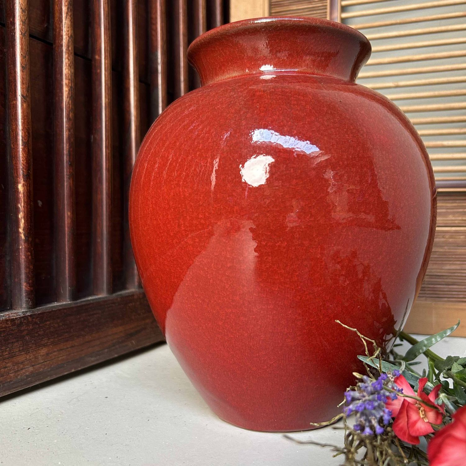 Mid Century Japans Studio Keramiek Ikebana, Shôwa-periode.