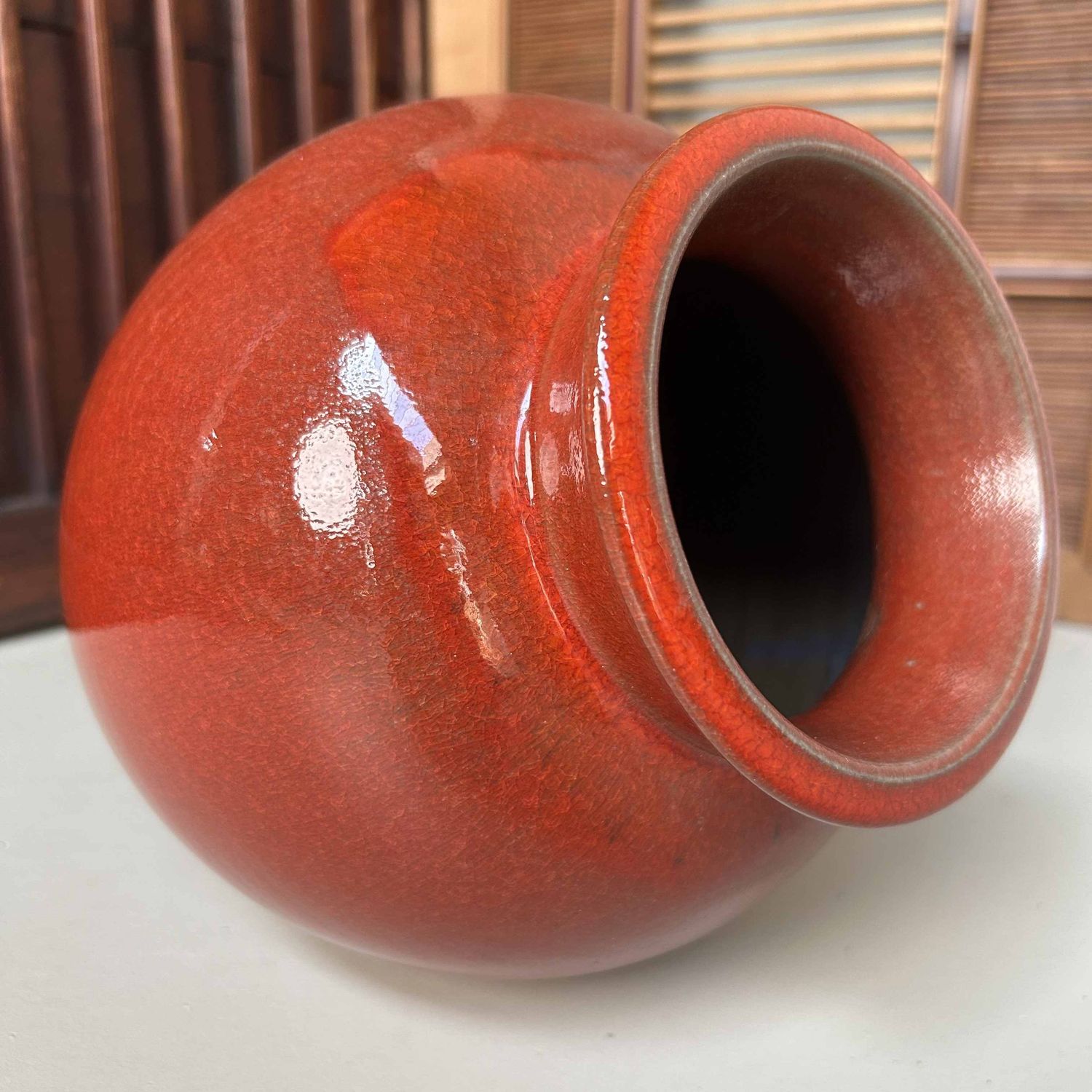 Mid Century Japans Studio Keramiek Ikebana, Shôwa-periode.