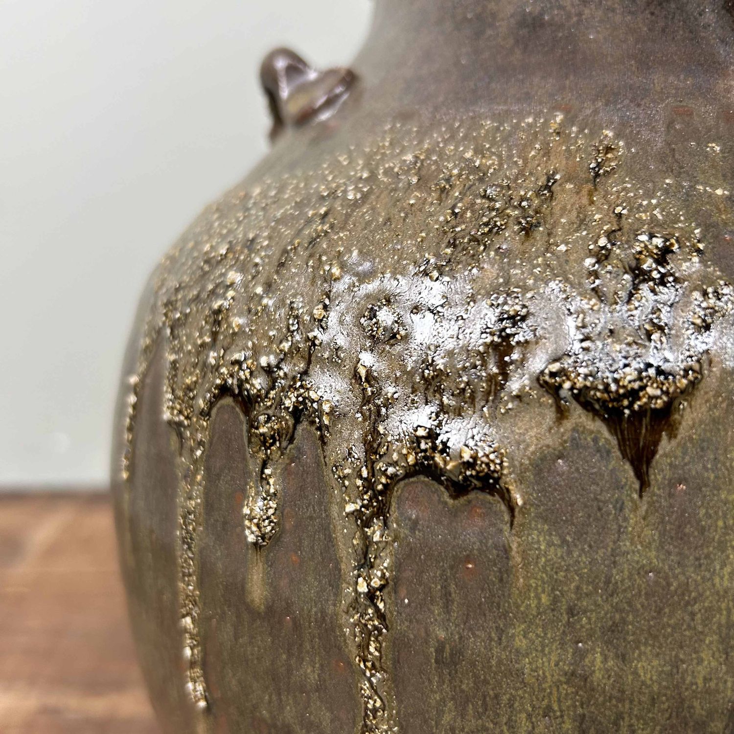 Ikebana Flower Vase, Tanba Ware (丹波焼), Shōwa Era, Japan.