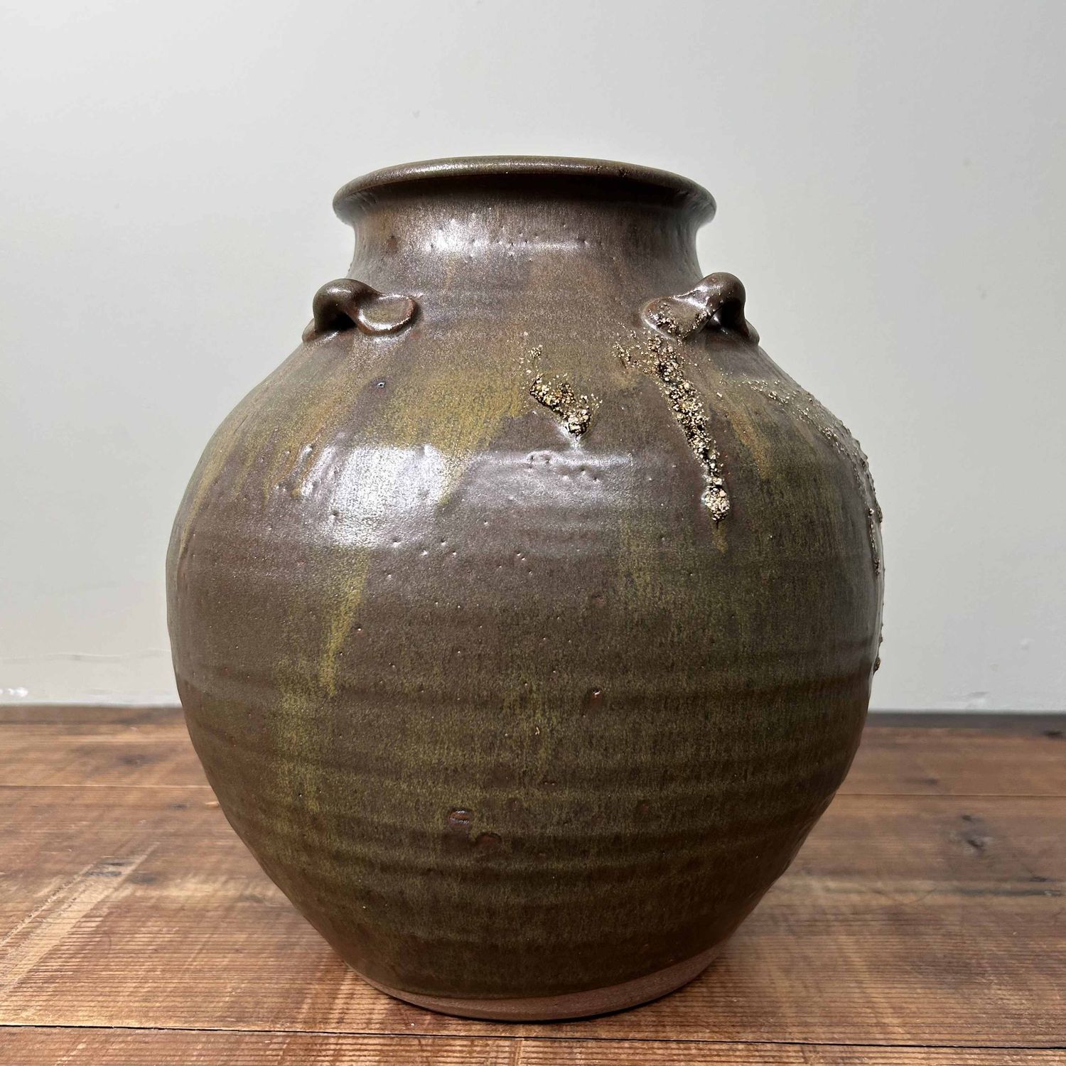 Ikebana Flower Vase, Tanba Ware (丹波焼), Shōwa Era, Japan.