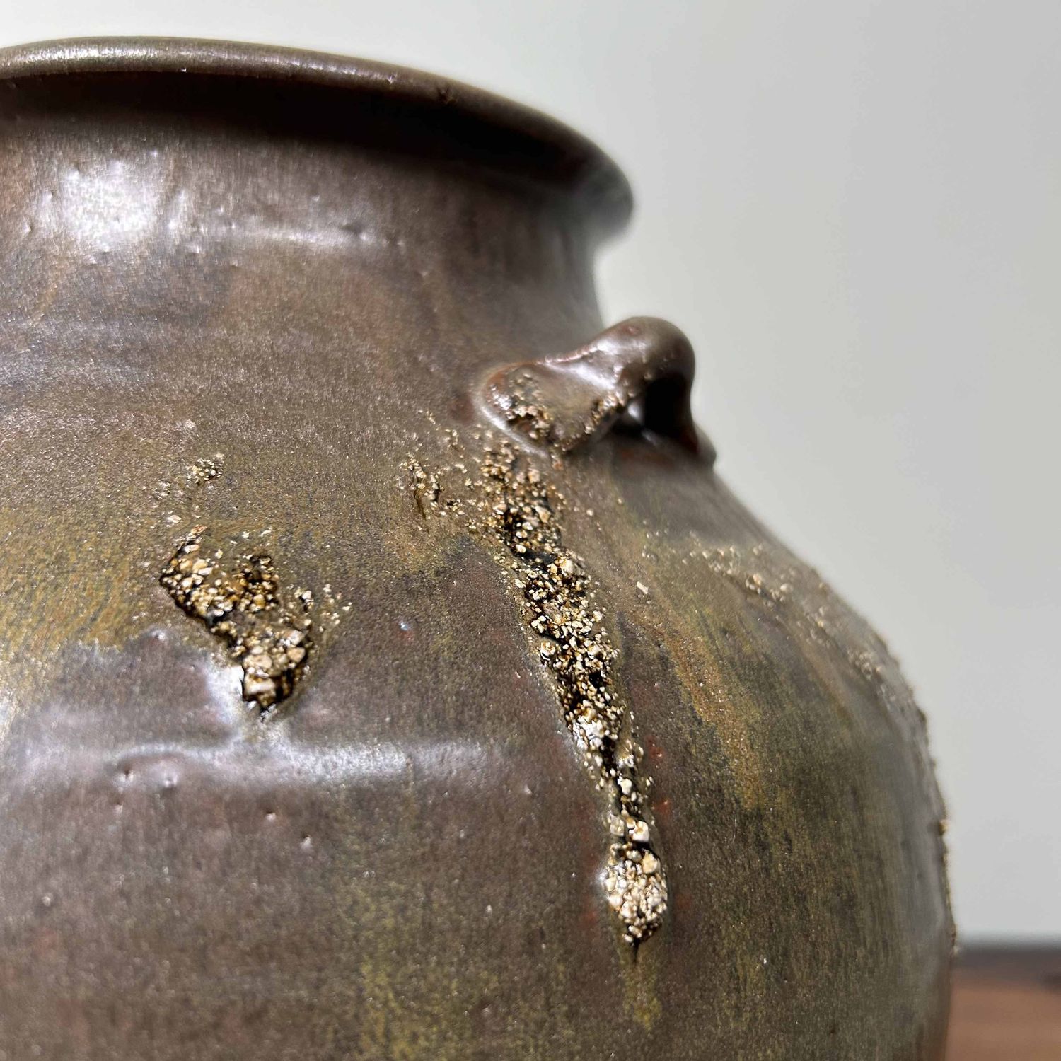 Ikebana Flower Vase, Tanba Ware (丹波焼), Shōwa Era, Japan.