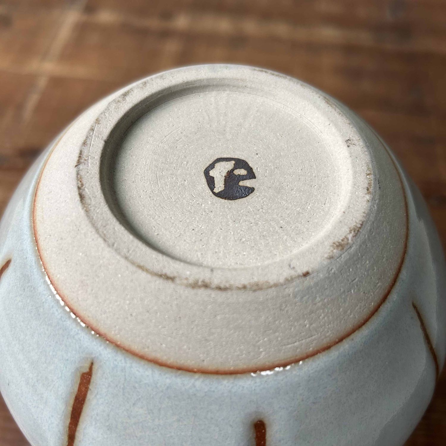 Ceramic Vintage Ikebana Flower Vase, Hagi Ware, Japan.