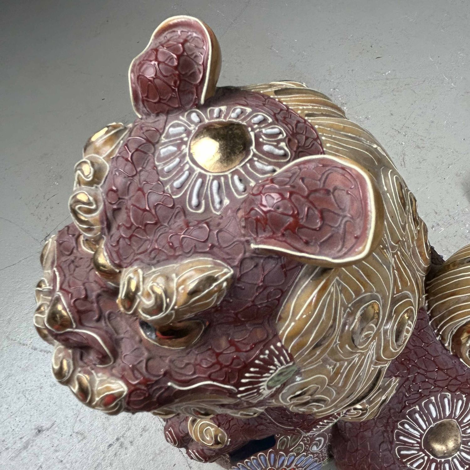 Japanse Shishi (獅子) Leeuw - Kutani-ware, Shōwa-periode.