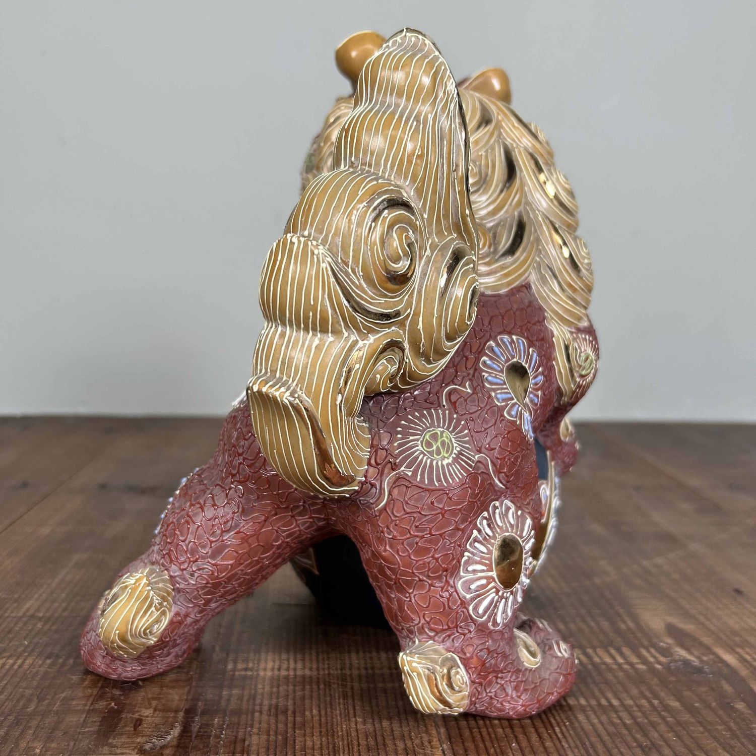 Japanse Shishi (獅子) Leeuw - Kutani-ware, Shōwa-periode.