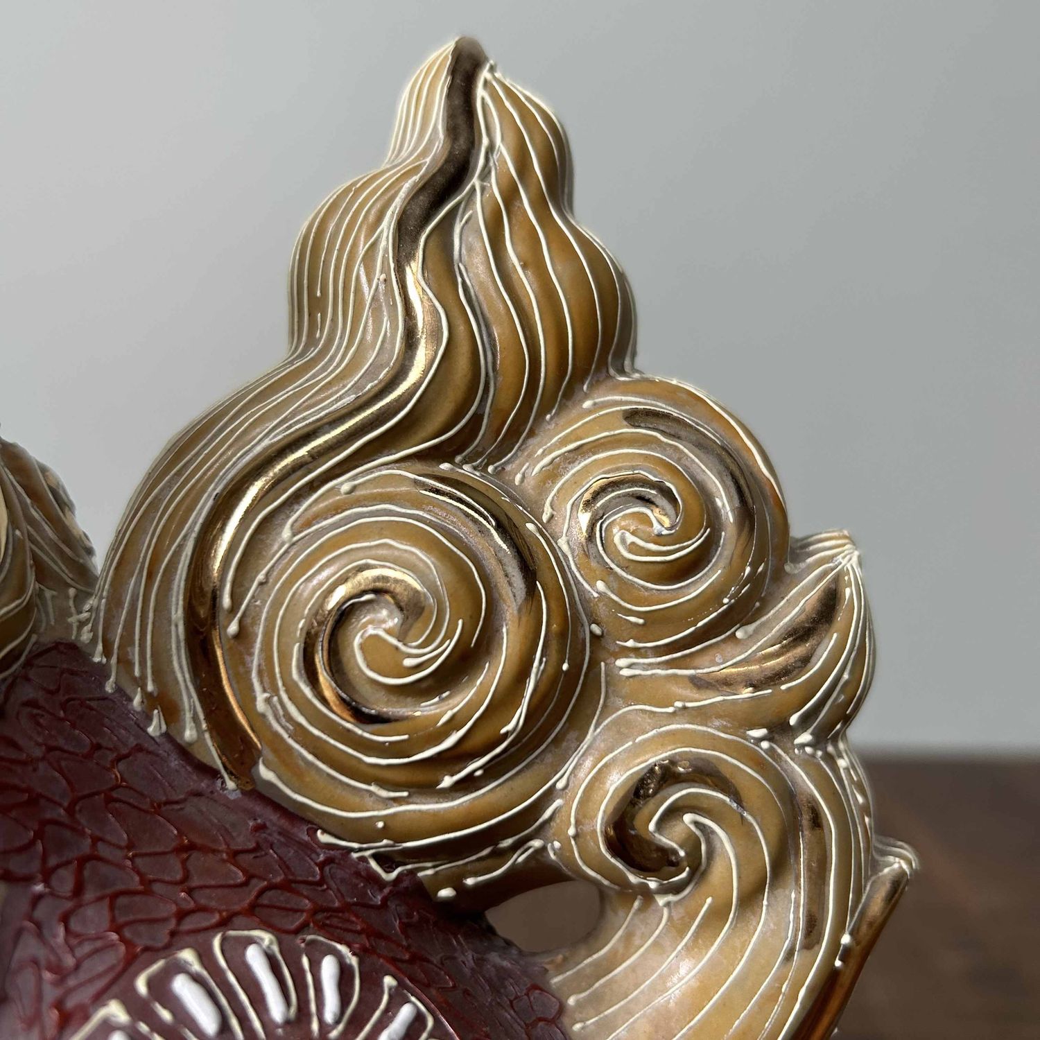 Japanse Shishi (獅子) Leeuw - Kutani-ware, Shōwa-periode.
