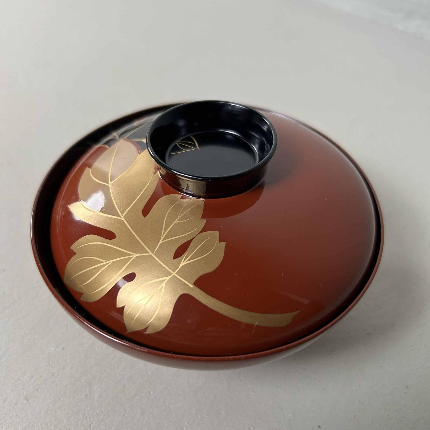 Authentic Set (10) of Wajima-Nuri Owan Serving Bowls, Shōwa Period, Japan.