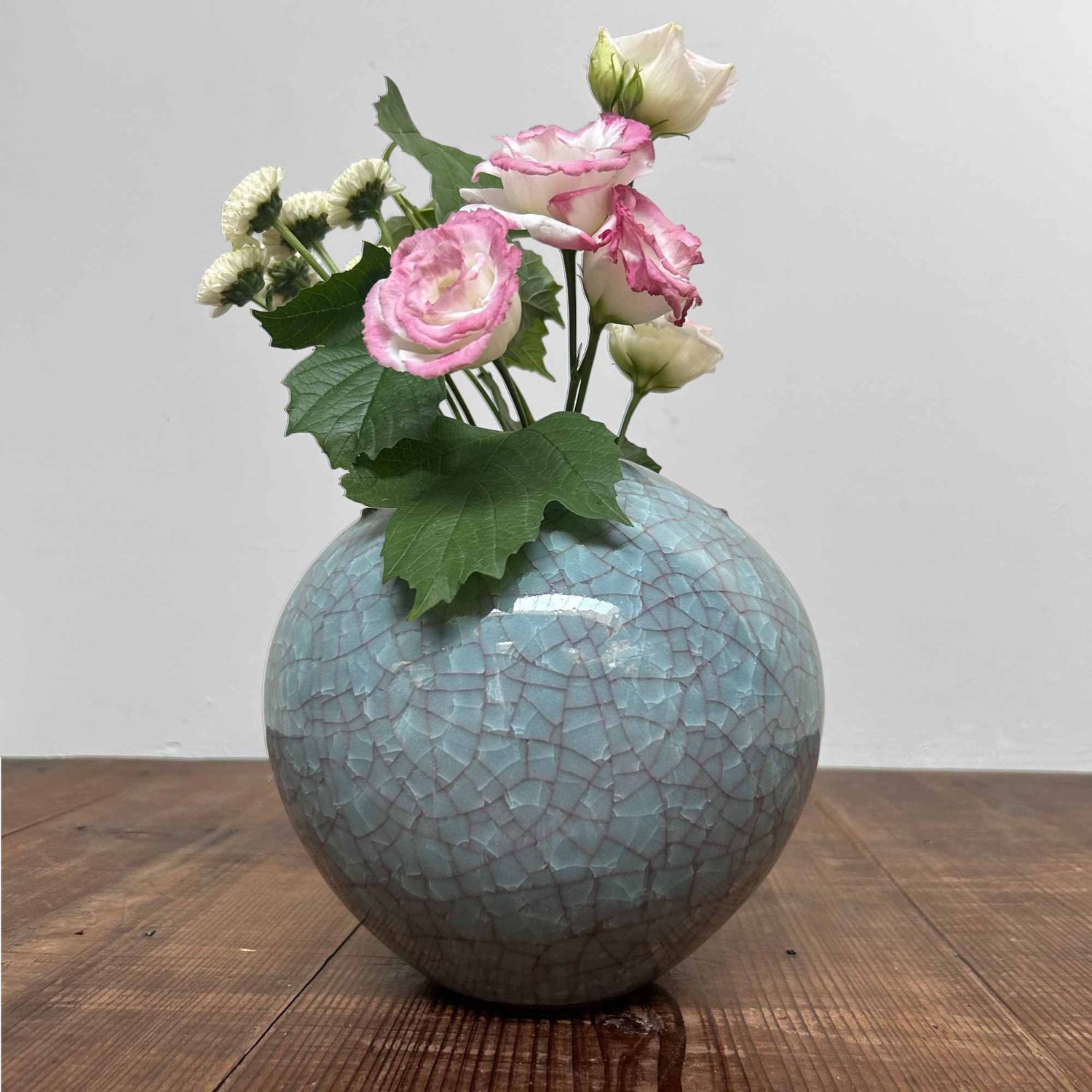 Keramieken Hagi Yaki はぎ Ikebana Bloemenvaas, Shōwa-periode, Japan.