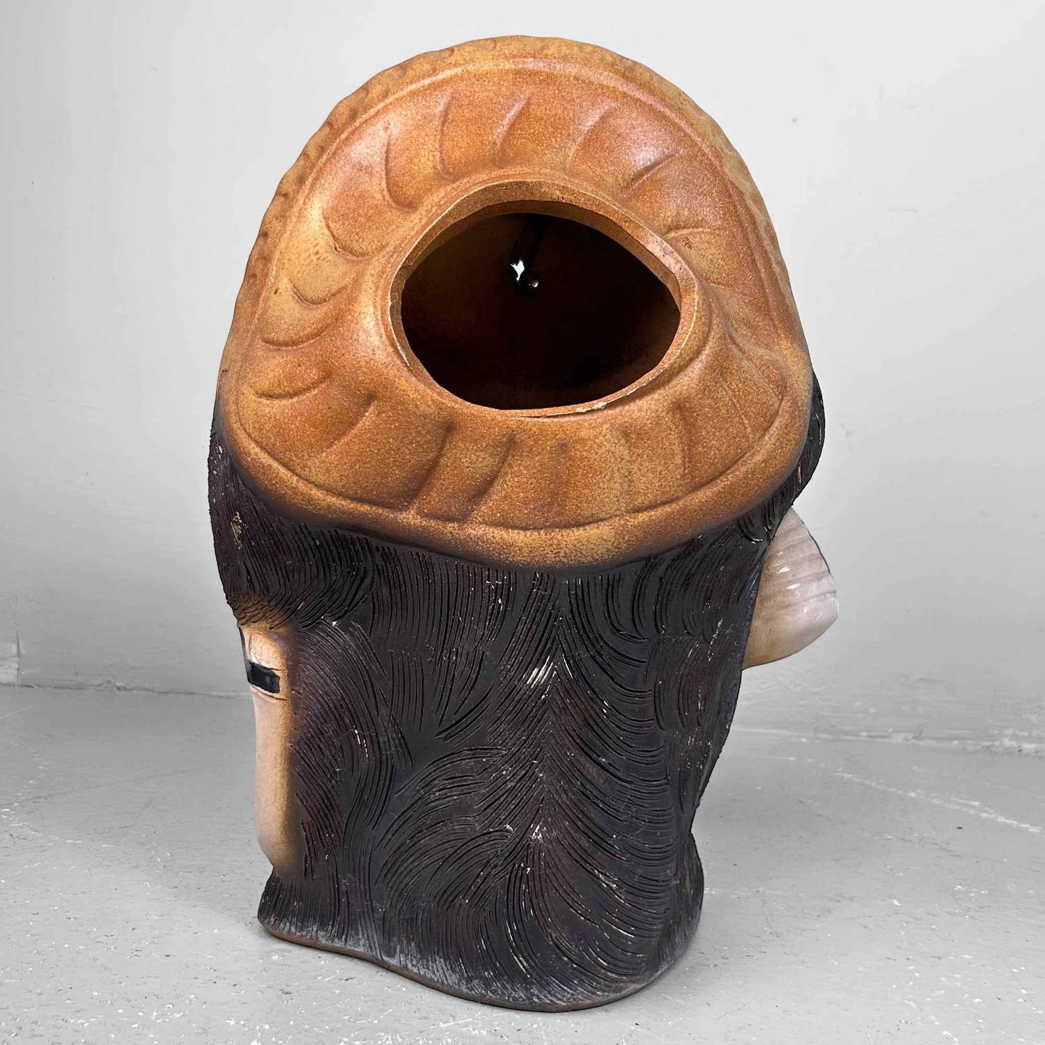 Large Decorative Tanuki 狸 Statue, Shigaraki Pottery, Shōwa Period, Japan.