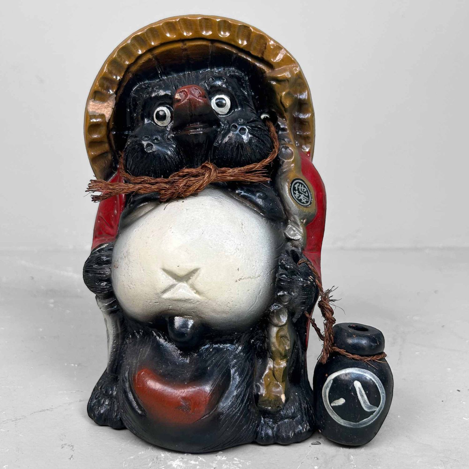 Decorative Tanuki 狸 Statue, Shōwa Period, Japan.