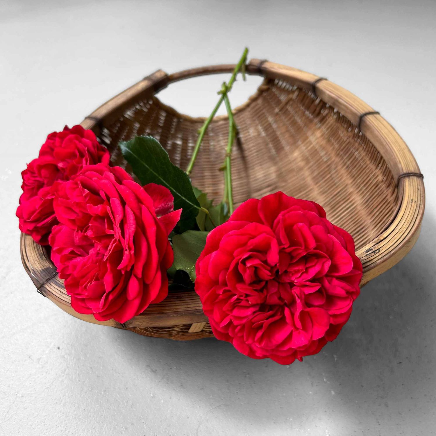 Japanse Kago Zaru Droogmand, Bamboe, Shōwa periode.