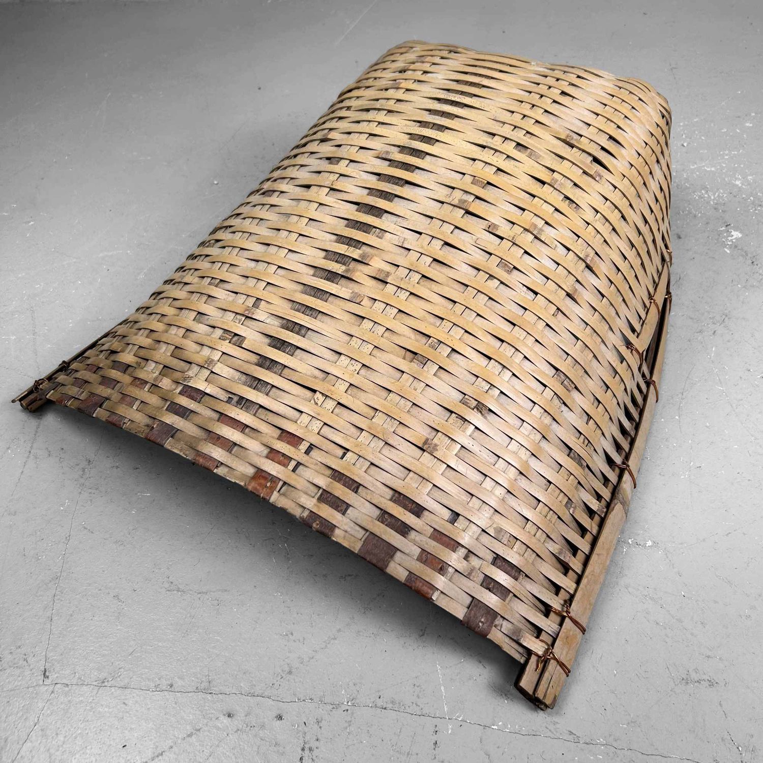 Japanese Furuimi, Woven Harvest Basket, Shōwa Period. Japanese Furuimi, Woven Harvest Basket, Shōwa Period.