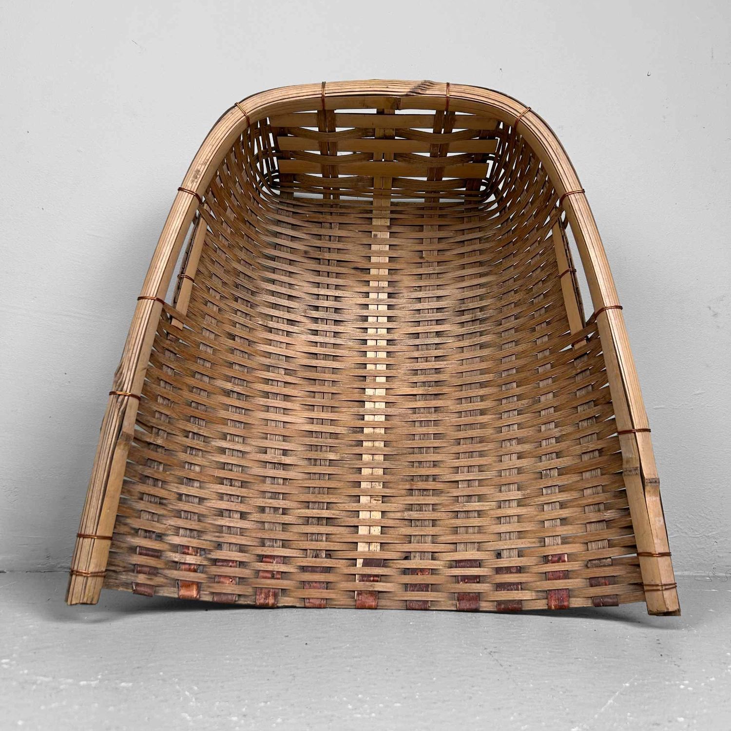 Japanese Furuimi, Woven Harvest Basket, Shōwa Period. Japanese Furuimi, Woven Harvest Basket, Shōwa Period.
