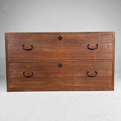 Traditional Tansu Chest of Drawers, Shōwa Period, Japan.