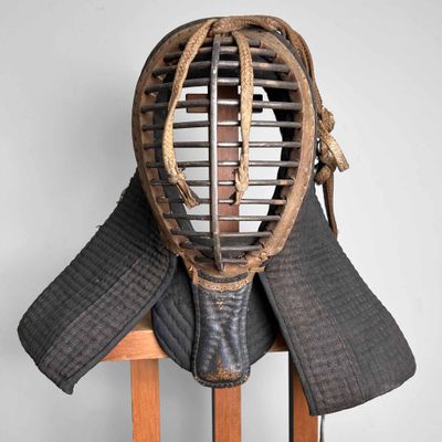 Japans Kendo Masker / Men (面), jaren '40, Japan.