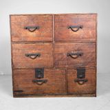 Authentic Tansu Japanese Chest of Drawers, Taishō Period.