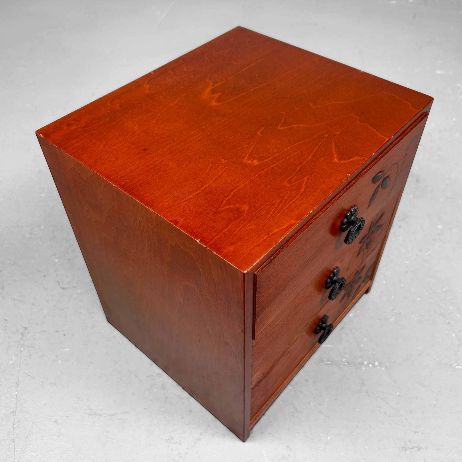 Vintage Japanse Kerselaar Haribako (針 箱), jaren '80, Japan