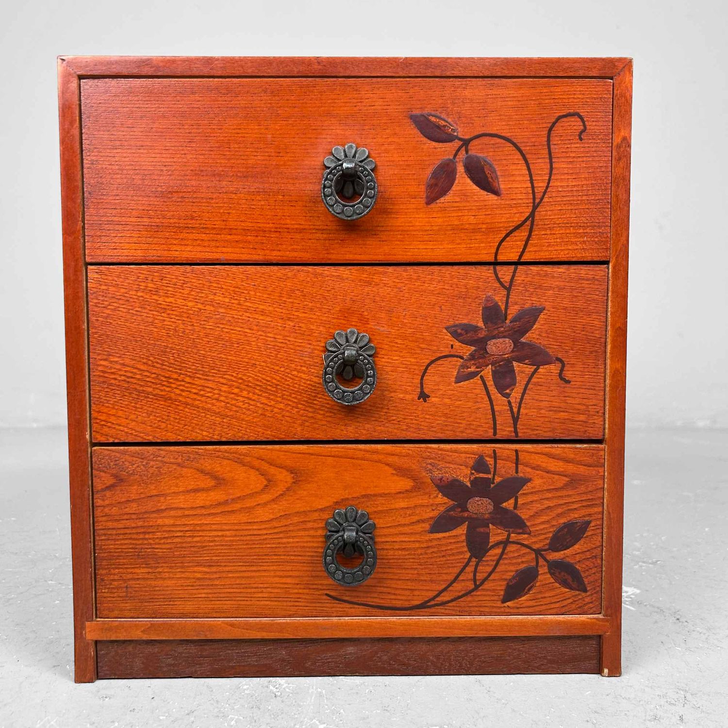 Vintage Japanse Kerselaar Haribako (針 箱), jaren '80, Japan