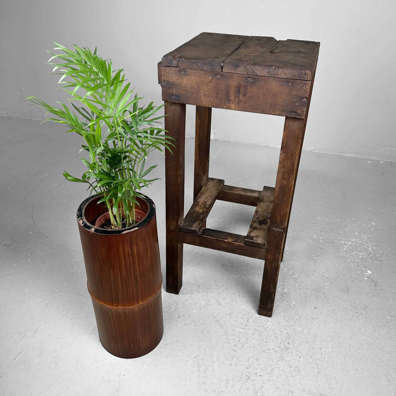 Japanse Houten Kruk, Mingei 民芸, vroege Shōwa.