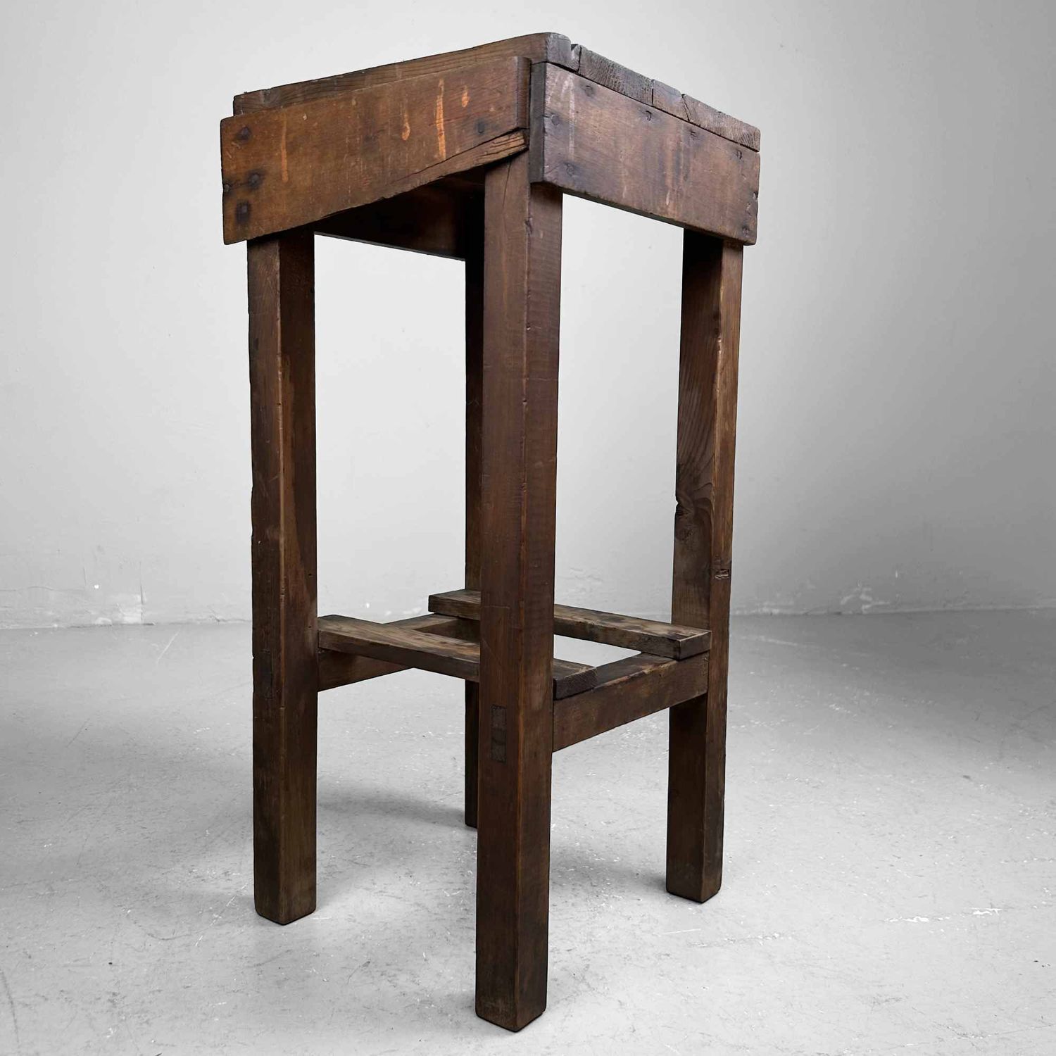 Japanese Wooden Stool, Mingei 民芸, Early Shōwa Period.