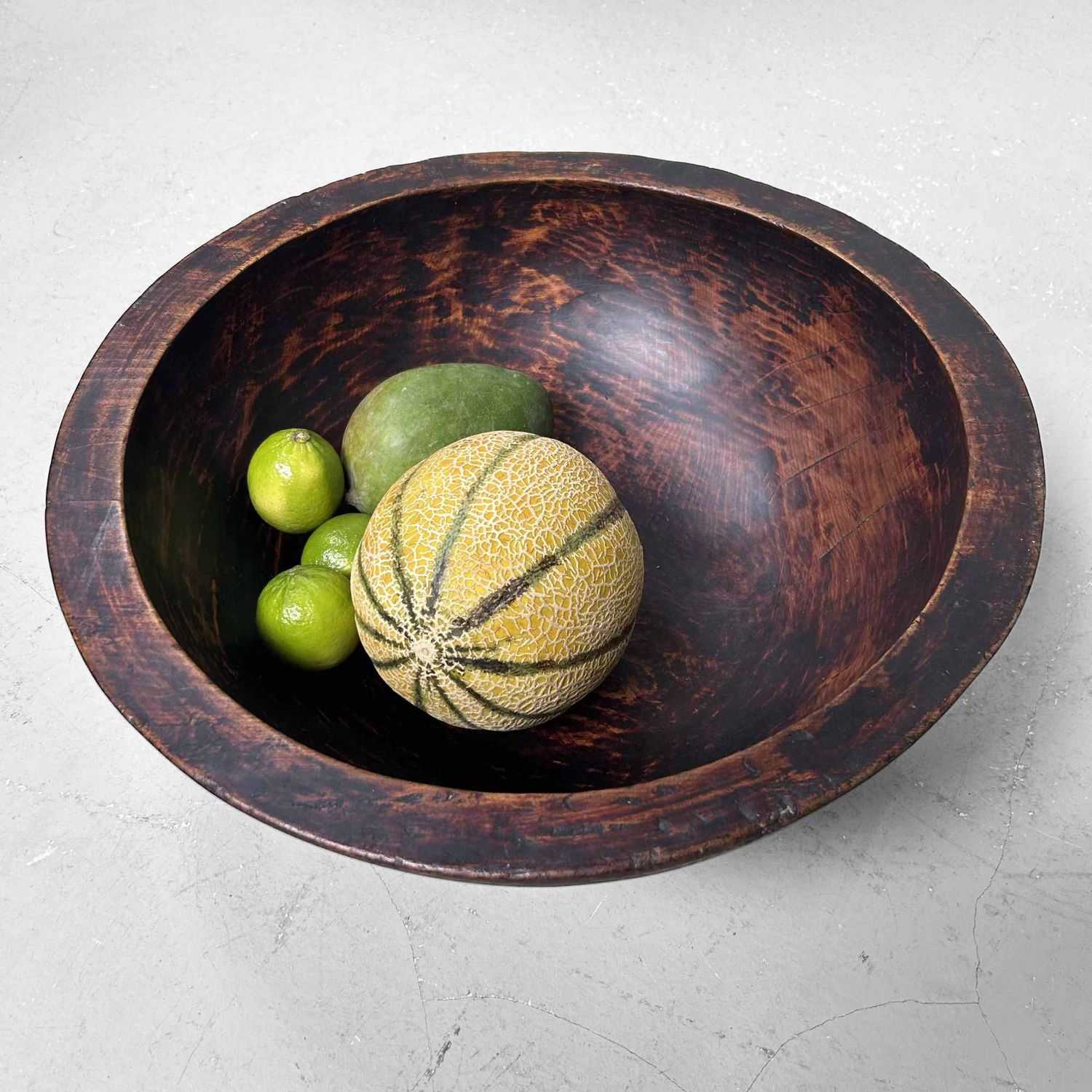 Decoratieve Houten Deegkom, Japan, Taishō-periode.