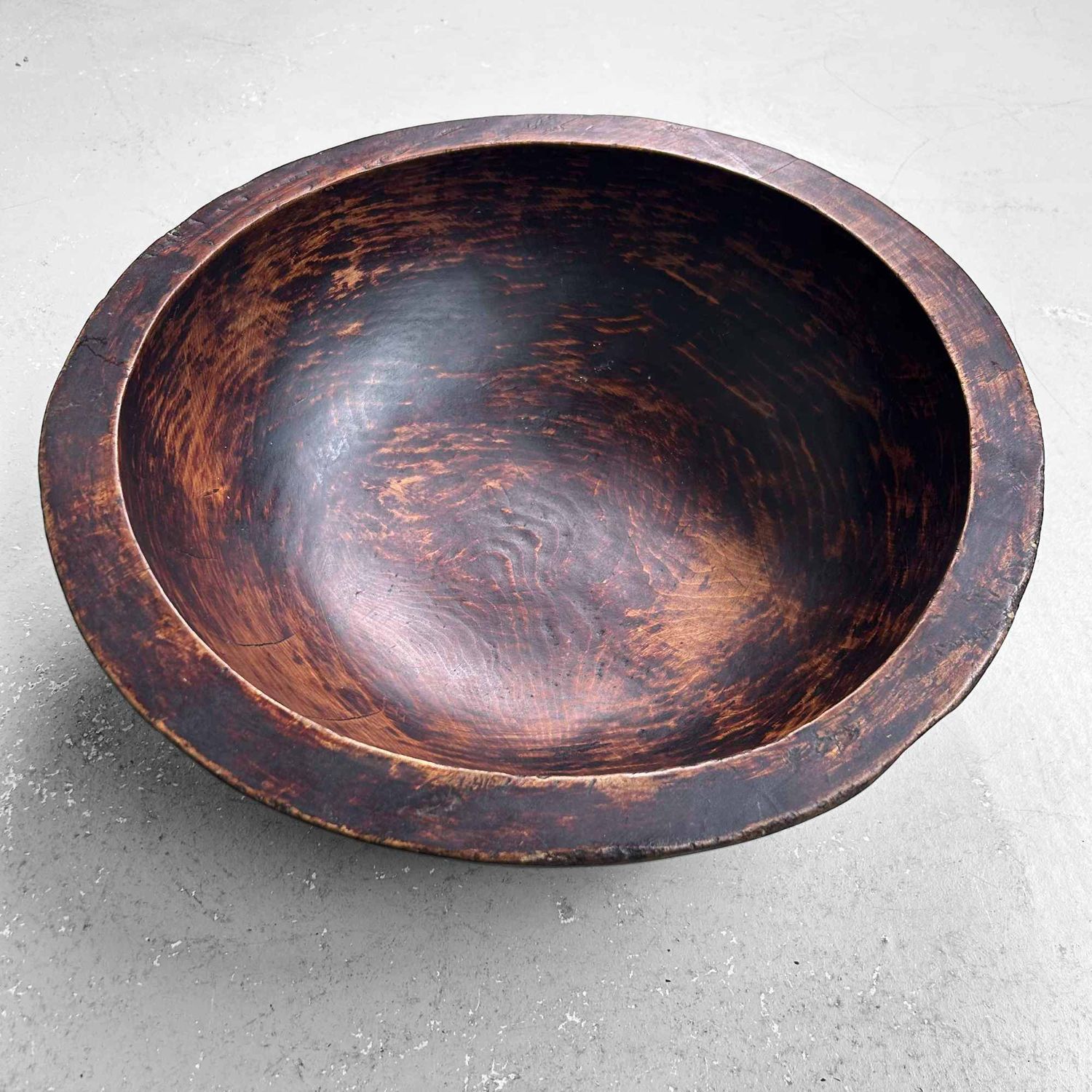 Decoratieve Houten Deegkom, Japan, Taishō-periode.