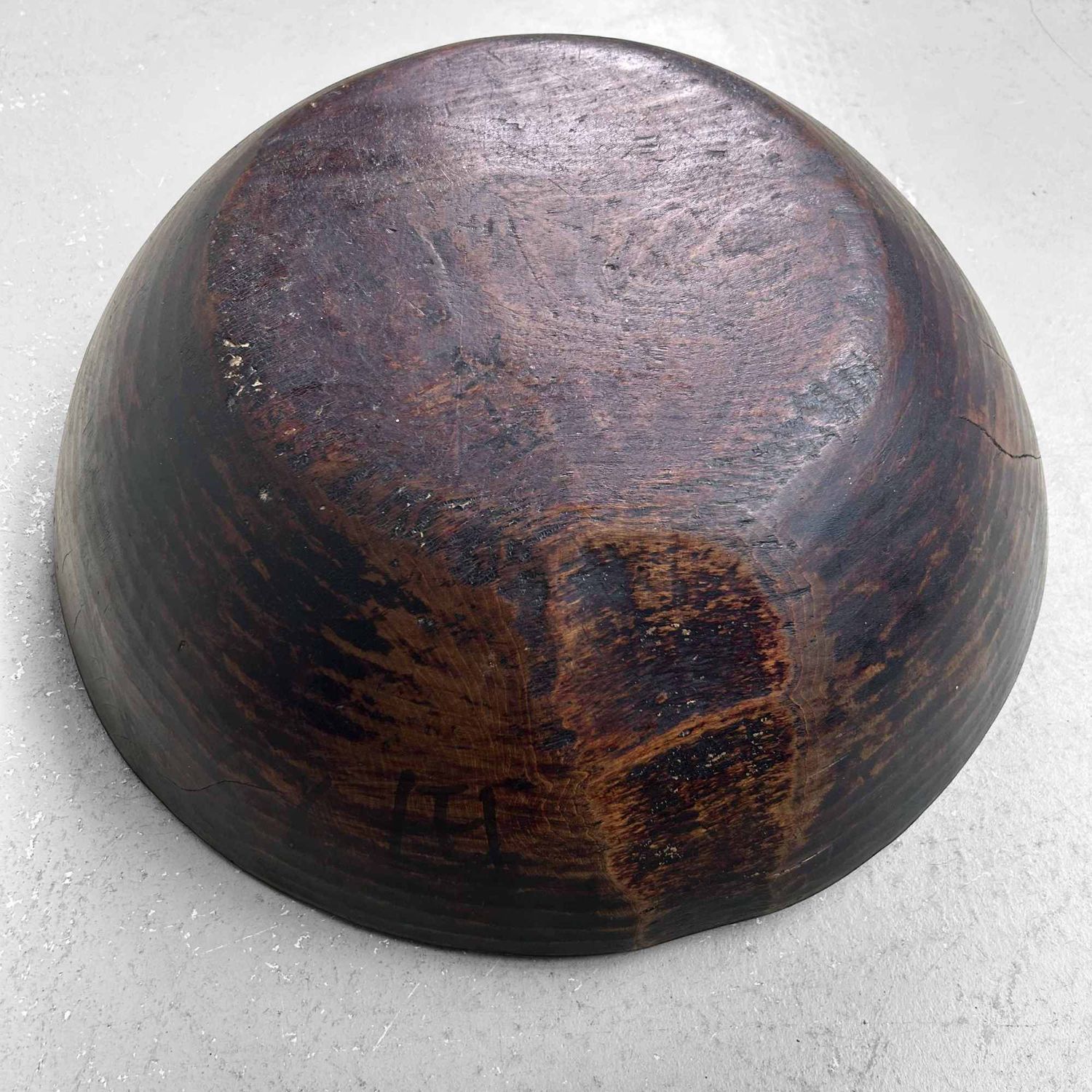 Decoratieve Houten Deegkom, Japan, Taishō-periode.