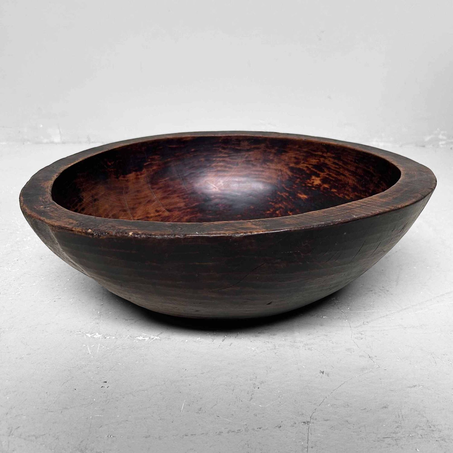 Decoratieve Houten Deegkom, Japan, Taishō-periode.