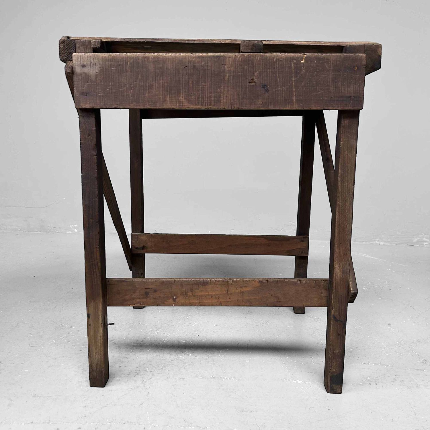 Japanese Wooden Stool, Mingei 民芸, Early Shōwa Period.