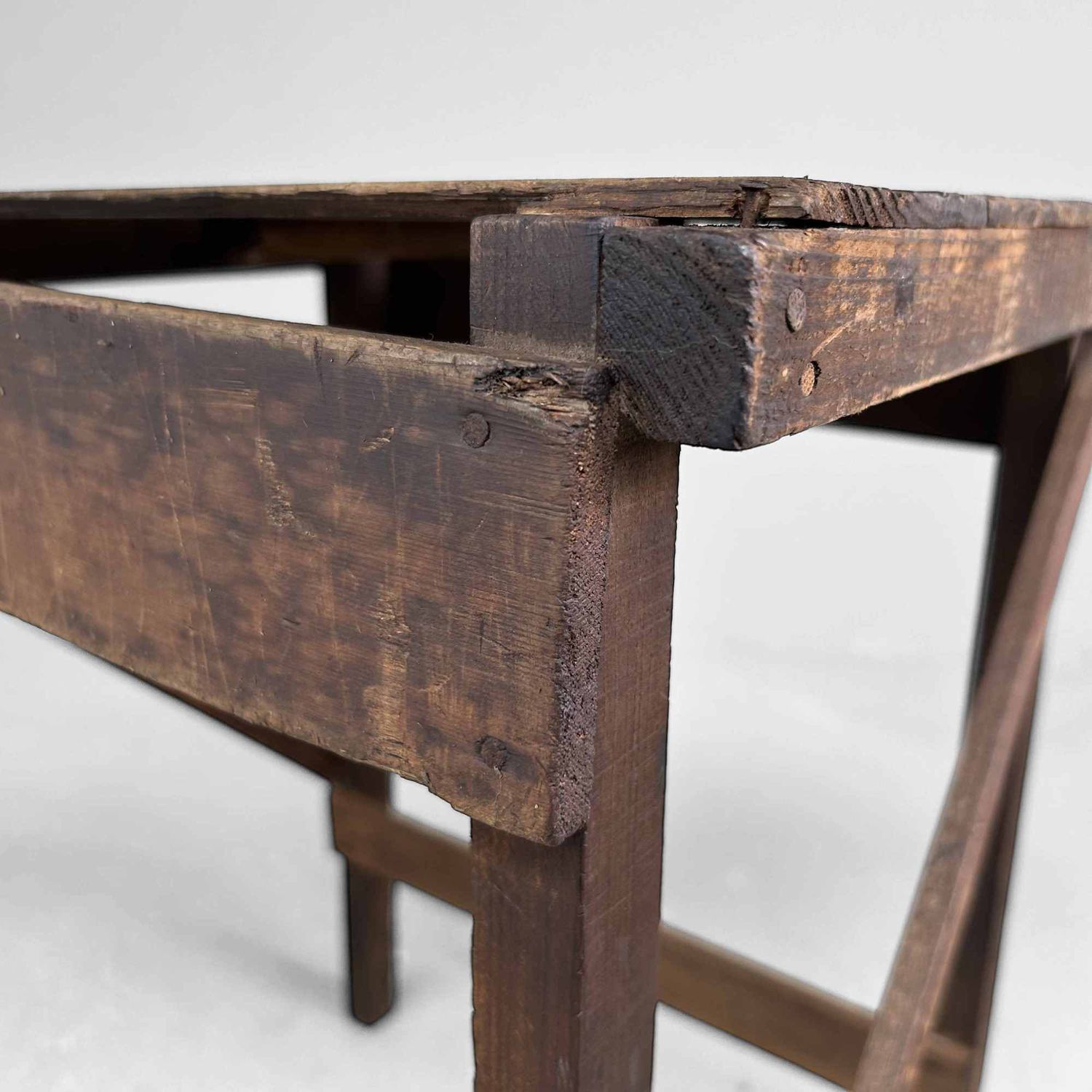 Japanese Wooden Stool, Mingei 民芸, Early Shōwa Period.